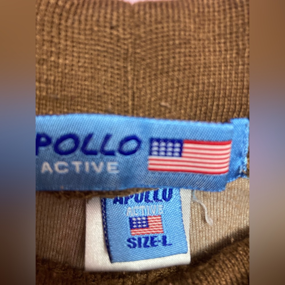 Apollo Active Brown Flare Track Pants Sweatpants Large - Picture 3 of 4